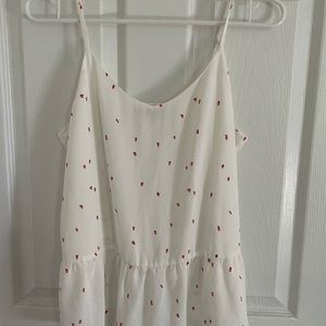 Dalia strawberry tank top - size S - NWOT